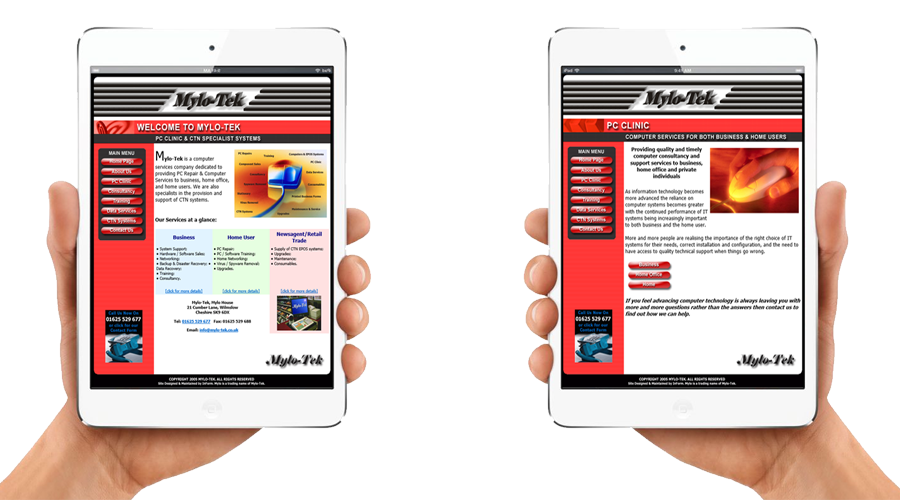 Mylo-Tek Website by InForm Web Design